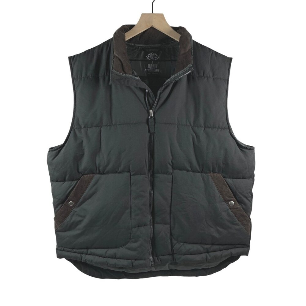 St. John’s Bay – Men’s Black Puffer Sleeveless Vest – Size XL